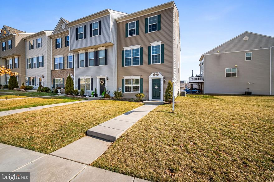 Welcome home to 400 Charlestown Crossing Blvd. Situated on a large corner lot, this home is located on arguably the most desirable lot in the neighborhood! Just 6 years young, this home has everything you have been looking for. Also, as an end of group, this home has a surplus of natural light throughout! The upper level offers an oversized primary bedroom with a huge walk in closet and en suite bathroom with double sinks, water closet and an incredible walk in tiled shower with a seat! There are two additional bedrooms, a hall bath with a shower/tub combo and imagine never having to walk more than 10 steps to do laundry with an upper level laundry room! The main level offers a massive family room, a convenient half bath, a wonderful, large eat-in kitchen with granite countertops, cherry cabinets, stainless steel appliances and a large island with barstool seating! Off of the kitchen, you will enjoy a sun drenched morning room/dining room/flex space area that leads out to your large deck! The lower (entry) level has another fantastic recreation room with a full bathroom rough-in, tons of storage and entry to the attached 2 car garage. The market is heating up and you truly do not want to miss this one so schedule your showing today!