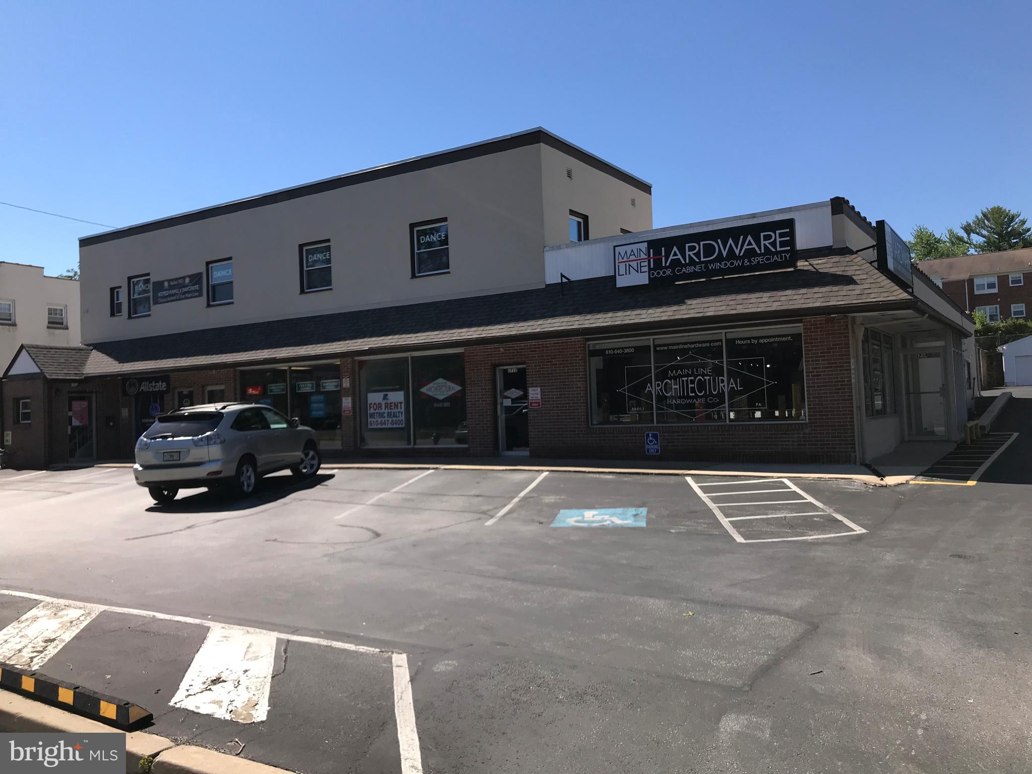 Excellent Commercial Lease opportunity in Paoli, The space available is 1708 E. Lancaster Avenue, 2nd floor it is approx. 1,200 Square Feet of 2nd floor Office/Retail Space. The space would make a perfect home for a variety of different businesses and services. The rent is $15.00/square foot
