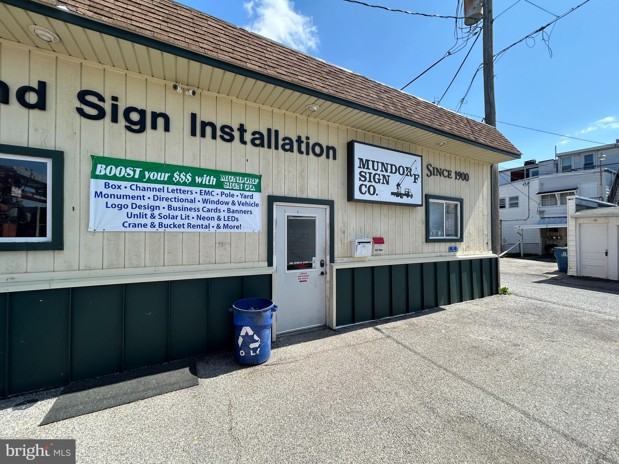A building known as Mundorf Sign Co. in West York can be yours for the first time! This 5,000+ square foot building features two drive-in garage doors (8 and 10 feet) at the rear, as well as a loading dock at the front. Off-street parking is available in front of the building, along with an additional lot next door for overflow parking. This property offers endless possibilities for its new owner. Call today to schedule a showing!