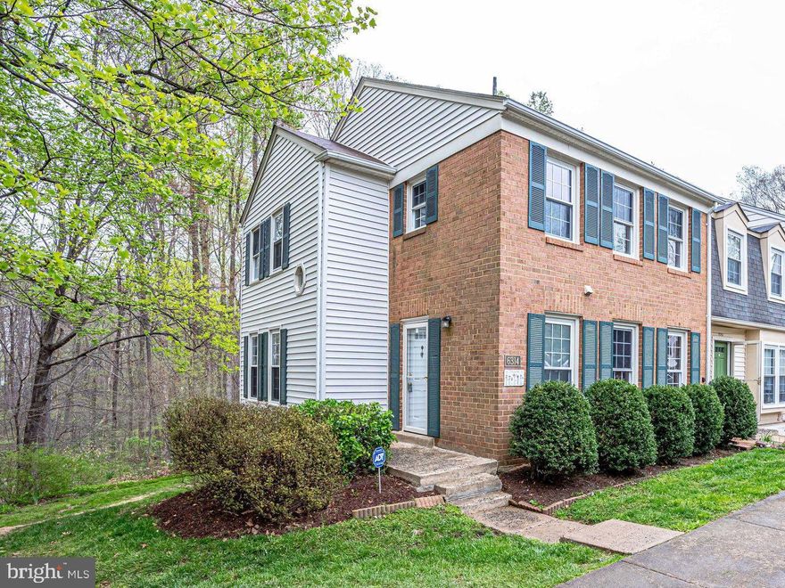This updated and upgraded end unit townhome offers something for everyone! Features bright and open main level. Kitchen with white cabinets, granite counters and stainless steel appliances, ceramic tile and tons of natural light! Entire home has been painted and all brand new carpet- totally move in ready. Huge master bedroom suite features two large closets and full bathroom.  Second and third bedrooms both are very good sized.  Finished walk-out basement with lots of storage space. Wonderful private back yard with brick patio and storage shed. Enjoy peace and nature in this premium private lot. Two assigned parking spaces (#43 and #70).  Located close to shopping, dining, library and grocery stores. Close to local parks- Burke Lake Park, South Run Rec Center, and more. Easy commuting options include bus, Franconia Metro, Burke VRE, and commuter lots. Call today for more information!