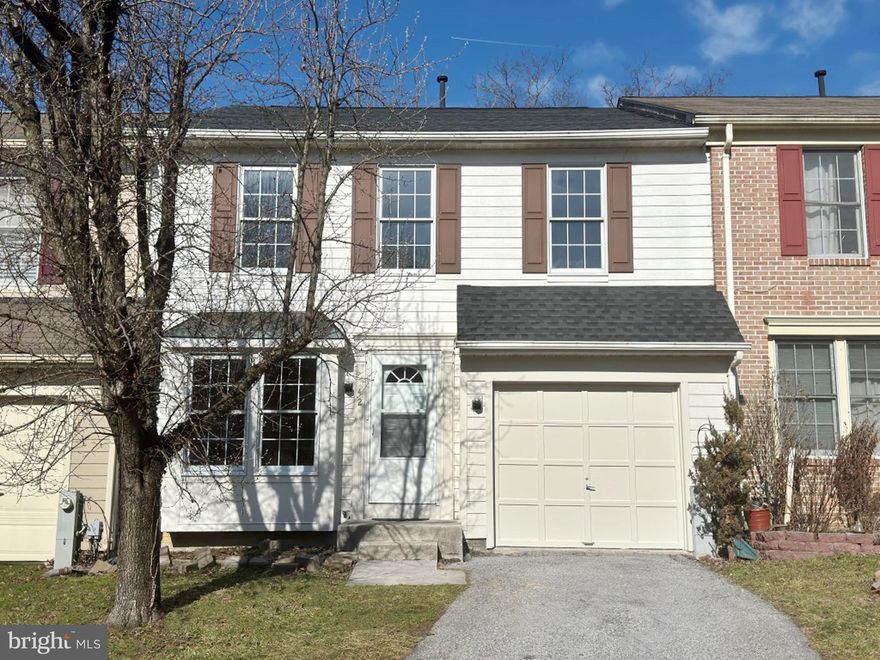 ***Recently updated***Interior Row/Townhouse with 3 Bedrooms, 2 Full Baths and 1 Half Bath located in Woodholme Green subdivision. Spacious living area with wooden floor, Updated kitchen with stainless steel appliances and granite countertop. Bedroom with walk in closets, wall to wall carpet throughout the upper level. Fresh paint, new electric lights and fixtures. Full basement, Front loading 1 attached car garage and fence backyard. Buyer is responsible to verify ground rent if any, Seller will not redeem.