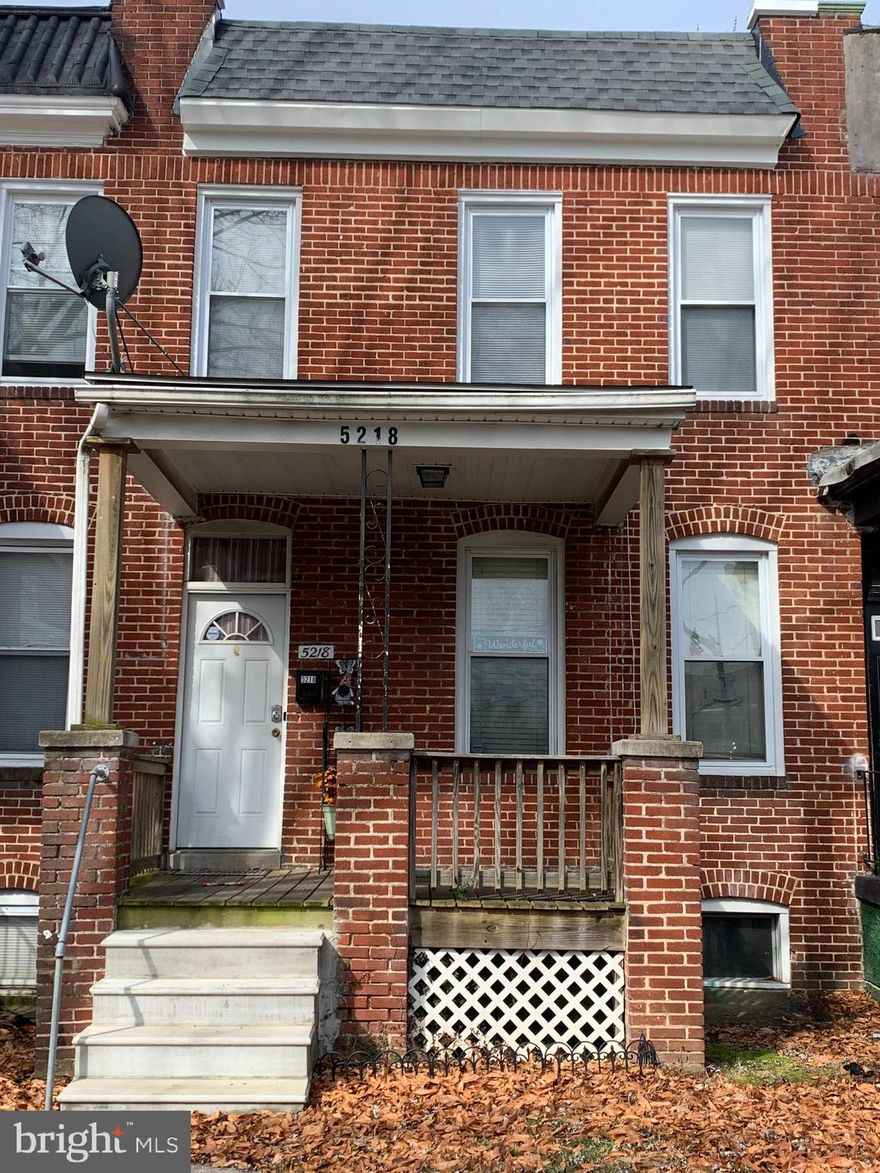 Attention First Time Home buyers.....Welcome to this BEAUTIFUL 3 bedroom 2 full bath home.  Conveniently located with easy access to all things Baltimore!  Move In ready, freshly painted, ceiling fans and original hardwood floors throughout.  The kitchen has a balcony with a view of the open grassy public area and children's playground . The upper level includes three bedrooms and a full bath. The unfinished lower level has another full bathroom and has a ground level exit to the rear fenced yard.  The basement can be finished out for additional living/entertaining space.   
Don't miss this one. It won't last.