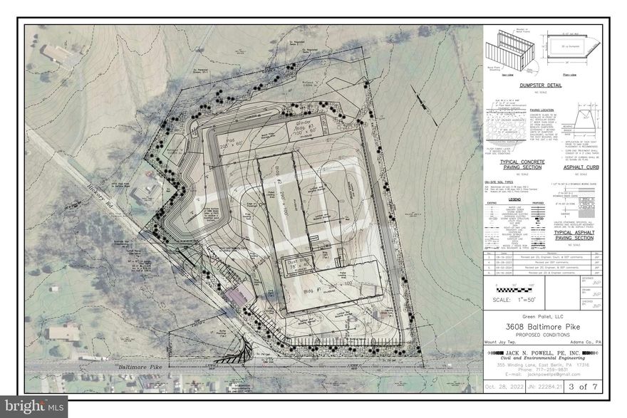 This property has a conditional use Zoning approval for Light Industrial as well as Baltimore Pike Corridor zoning. Preliminary/Final plans and PennDot Permit are conditionally approved. Property is approved for 63,000 SF building. Located along the Baltimore Pike with easy access to Rt.15 and Maryland. Utilities are available at the site and its flat topography makes for cost effective development. 2 wells on site at 20 Gallons per minute.

Property is also for a ground lease at $25,000/acre or build to suit lease for 29,000SF @ $9/SF or 63,000SF @ $7.50/SF.