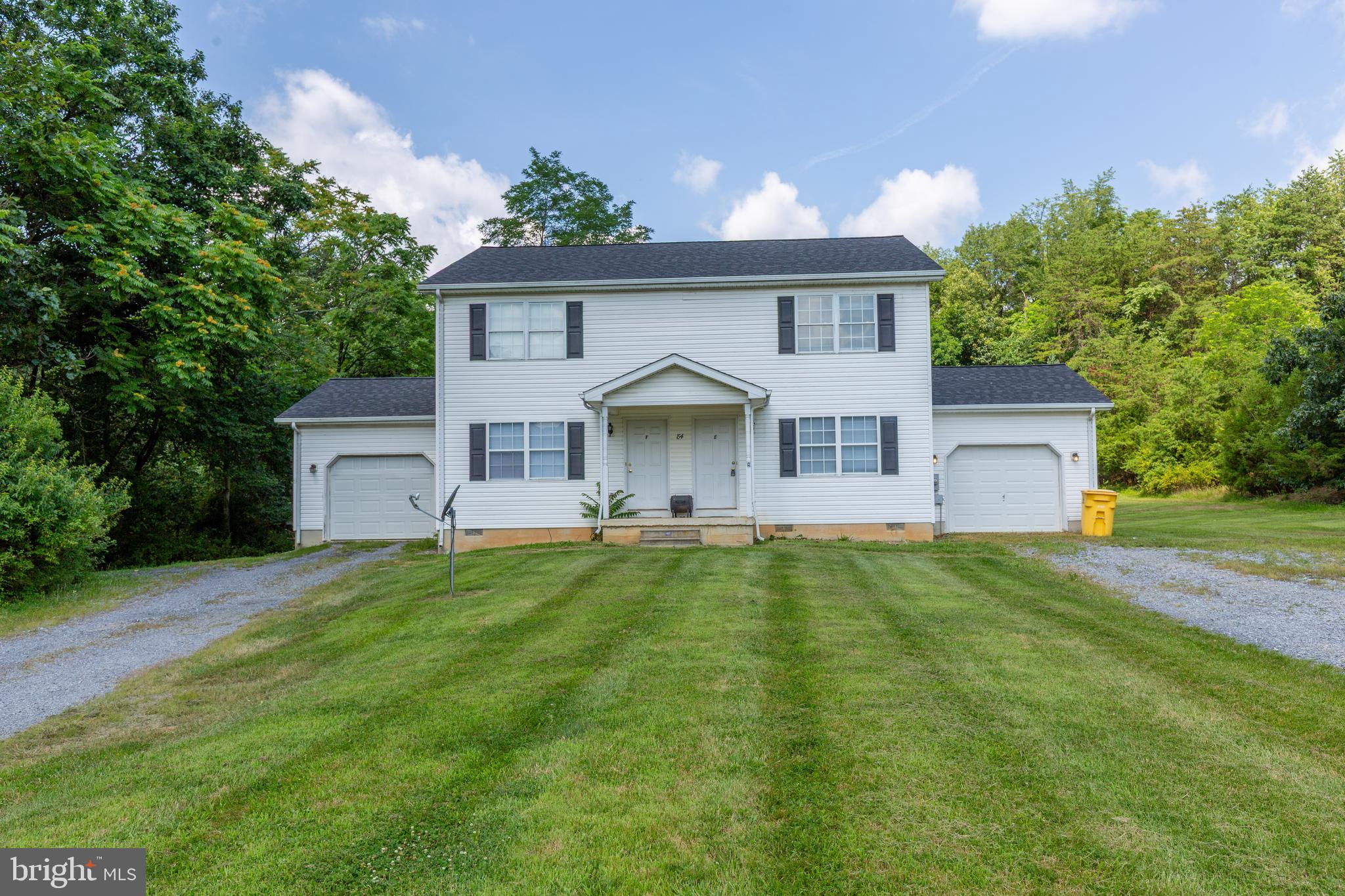 Enjoy countryside living close to Martinsburg!
This duplex is nestled in the beautiful countryside of Martinsburg. You are welcomed by a light-filled living room that leads into the eat-in kitchen with access to the rear deck, unfenced yard, and beautiful wooded views. The 1 car garage entry is through the kitchen, and there is also a large half bath with washer and dryer.
The upper floor consists of 2 large bedrooms with dual closets, and a large full bath.
Located off of Co Rte 12/1, you will have quick access to US 11, Route 9 and I-81
No Pets.
Additional monthly costs include Renter's insurance (price based on plan selection) and Second Nature Air Filter Subscription program ($15.00/ month).
EHO