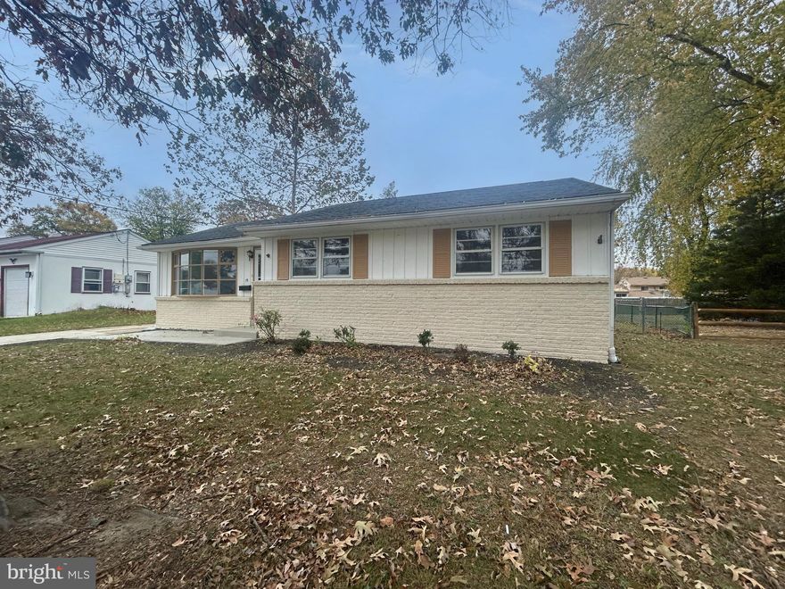 This home features spacious rooms and thoughtful design elements that create a welcoming atmosphere for comfortable daily living throughout. This property features three bedrooms and one bathroom, providing comfortable living space for your household needs. The eat-in kitchen creates an inviting space for meals and gatherings. Fresh interior paint and updated surfaces enhance the overall appeal throughout. Glass sliding patio doors connect the indoor living areas to the outdoor space, allowing natural flow between environments. The private backyard offers a secluded retreat surrounded by secure boundaries, perfect for relaxation, entertaining, or recreational activities. 
Home is being sold as is. Purchaser is responsible to complete their own due diligence and will be responsible for all lender and/or municipal required inspections, certifications and CO. State realty transfer tax will be split between the buyer(s) and the seller at the time of closing. All information is deemed reliable but not guaranteed. Property must be listed in the MLS for 7 days before the seller will review, negotiate or accept any offers.