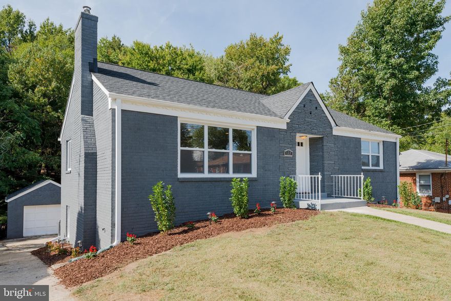 Fall in love with this gorgeous all brick bungalow, completely renovated. The main level offers an open floor plan, a gourmet eat-in kitchen with a large quartz countertop, new LG stainless steel appliances, designer backsplash, light fixtures and recess lighting throughout the home, and wood-burning fireplace. Master bedroom on the main level offers his and hers closets with en-suite full bathroom. ***Huge basement apartment with private entrance with a large living area with wood-burning fireplace, full kitchen, 3 bedrooms, and 1 bathroom.*** Large outdoor patio space great for entertainment backs to Oxon Cove Park, and a detached garage. Extensive upgrades include new windows, new roof, water heater, and many more. Entertainment and shops nearby including MGM, National Harbor, Tanger Outlets, Old Town Alexandria. Minutes from 495/210/295/Wilson Bridge, Washington DC, Old Town Alexandria.