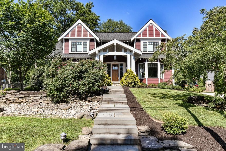 Absolutely Stunning 5 Bedroom Custom Craftsman home in sought after Broadmont Community nestled in the heart of Falls Church City! Meticulous attention to detail at every corner of this beauty*Greeted with a dutch door sets the tone for this exquisite property! Main level Master Suite features a wall of windows offering lots of natural sunlight throughout, custom moldings, dual walk-in closets & plantation shutters*LUX master suite bathroom with tiled floors, free standing soaking tub, tiled walls & His-&-Her sinks with spa-like finishes & Frameless Shower*Gourmet Kitchen with farmhouse sink, 6-burner stove, Bluestar Range & Quartz counters + walk-in pantry*Formal Dining Room with built-in china cabinet*Family Room with Vaulted ceilings & loft overlooking room*Living Room is filled with sunlight & has a cozy 2-story stone hearth fireplace leading to huge screened in porch overlooking a private stone patio & fenced backyard with treed views & lush landscaping*Stone firepit in backyard with extensive hardscaping! Bonus Mudroom has a dog shower with half bath & access to patio! 3 additional bedrooms upstairs, two with lofts and both with en suite bath*Library with built-ins for the work from home days or great space for distance learning school! Lower level includes rec room with storage closets & bedroom with en suite bath & walk in closet! Thoughtful design in the floorplan with modern touches & conveniences offered in every room! Zoned HVAC*Detached 2-car garage with attic storage*So many high end finishes you must check out! Walkable to METRO! Close to I-66/495*Only 5 Blocks to East Falls Church Metro Station (Orange & Silver Lines), and Easy Access to all major roadways (I-66, I-495, Route 7, Route 29 & Route 50) for quick commute to Washington DC** Plus, fantastic Falls Church City School Pyramid**LEASE AVAILABLE 8.17.2020*Virtual Tour: https://youtu.be/g6mOjJ0xbjg