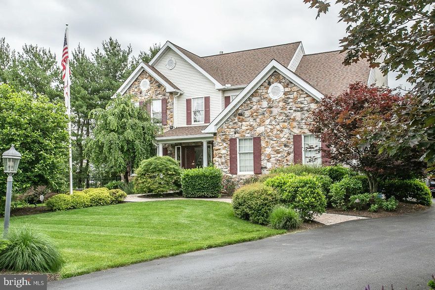 Original owners are relocating, so take advantage of this great opportunity. This lovely Audubon area home features loads of room for entertaining both inside and out.  On the inside you have a large finished basement, an open Kitchen and family room and formal dining room. On the outside you have a large block patio with an Amish built pavilion and in ground pool with attached hot tub all surrounded by a metal fence with a variety of shrubs and trees to add to your privacy.  Under the pavilion is a stone fireplace / BBQ with duel wood boxes and a natural gas line to hook up a grill.  You enter the home through double door with side lights into a large foyer with a turned staircase. there are cherry wood floors that run through to the living room, dining room and up the stairs and into the 2nd floor hall.  The kitchen features recessed lighting , 42" cabinets, ceramic tile flooring, an island prep area and bumped out dining area.  It also has a 5 burner gas range with microwave hood. The family room is highlighted with a stone wood burning fireplace and also has recessed lighting.  The 2nd floor has 3 nice sized bedrooms all with ceiling fans and ample closet space . The main bedroom has 2 walk in closets, a separate sitting area and private bath. The bath features ceramic tile floor , wainscot and large shower stall with frameless glass door. There are 2 vanities with granite tops and an air bath whirlpool tub.  The basement has an exercise area with an egress window, a large recreation area, a storage / utility area and some large storage closets.  The roof was replaced in 2015, the pool renewed ( plaster, tile and copping) in 2020. There is a 20kw generator, incase a storm knocks out your power and the HVAC was replaced in 2010. You have to see this property for your self, so don't delay.