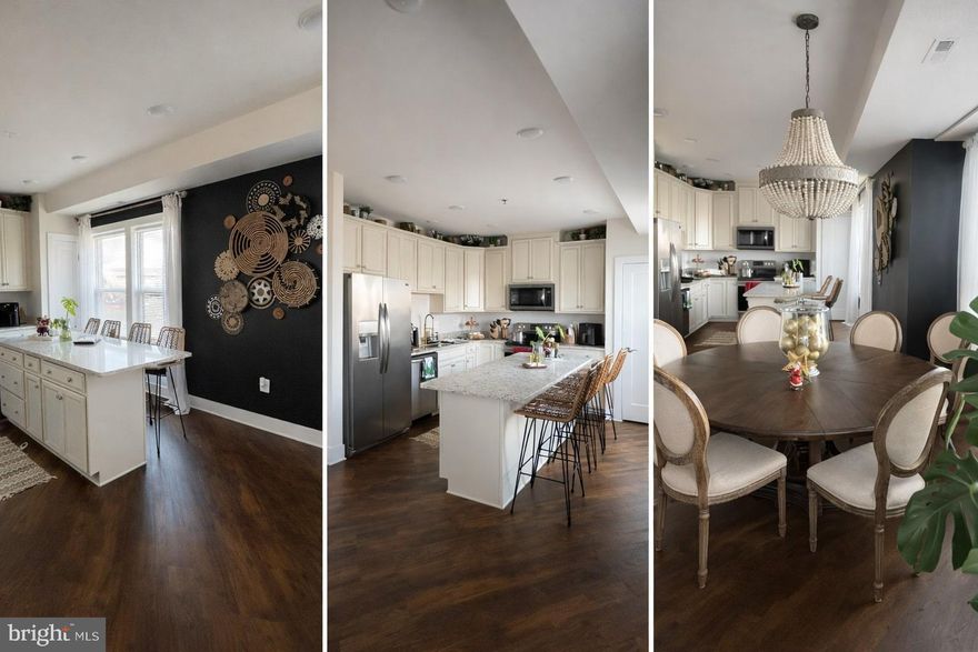 Nestled within the vibrant One Loudoun community, this rarely available floor plan offers two-bedrooms and two-bathrooms in separate levels.  Built in 2018, this meticulously maintained unit showcases an exceptional living experience and thoughtful design. Step into a welcoming space adorned with engineered wood,  carpeted bedrooms, and elegant ceramic tile flooring in both full baths. The condo offers an open-concept layout seamlessly connects the kitchen to the living and dining areas, making it ideal for gatherings or quiet evenings at home. The home offers wall to wall windows with natural light that pours in from all angles. Step out onto your private terrace, where you can unwind with a morning coffee or enjoy the sunset with a glass of wine. Both bedrooms are generously sized and provide a sense of privacy among all home owners, as they are each located on a different floor. The large and spacious primary bedroom is located on the first level and offers a sitting room, its own on-suite bath with double sinks and large shower, as well as a custom-built walk-in closet. The one-car garage and landry room are also convienetly located on the first floor. The convenience of a nicely sized laundry room with front-loading washer and dryer ensures that laundry day is a breeze with a built-in closet and shelves. The attached one-car garage offers space for storage above. The second level offers another guest suite with its own custom-built walk-in closet. The One Loudoun community offers an array of amenities that cater to an active lifestyle. Enjoy leisurely afternoons at the heated outdoor swimming pool during the summers, or engage in friendly competition at the indoor basketball and outdoor pickleball courts. Trader Joes, multiple restaurants, The Alamo movie theater and many other shops are located accross the street! The clubhouse provide spaces for social gatherings, while the dog park and jogging/walking paths invite you to explore the beautiful surroundings.  Experience the perfect blend of luxury living and community charm in this remarkable condo, where every detail has been thoughtfully curated for your enjoyment.