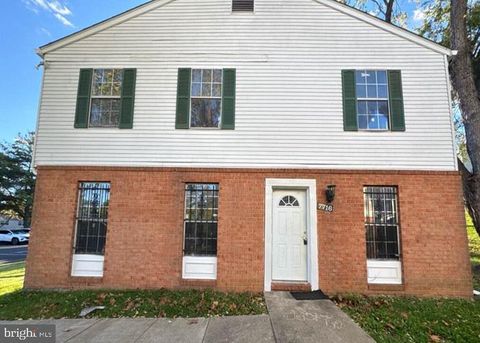 7716 NALLEY COURT HYATTSVILLE MD 20785