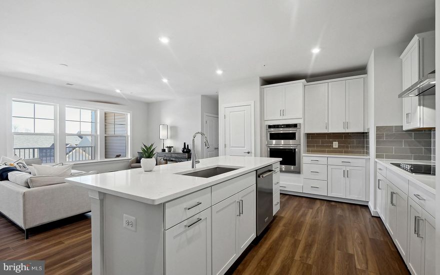 The impressive Devon is the largest 2 bedroom condo with a flex room and a space for a dining room table.