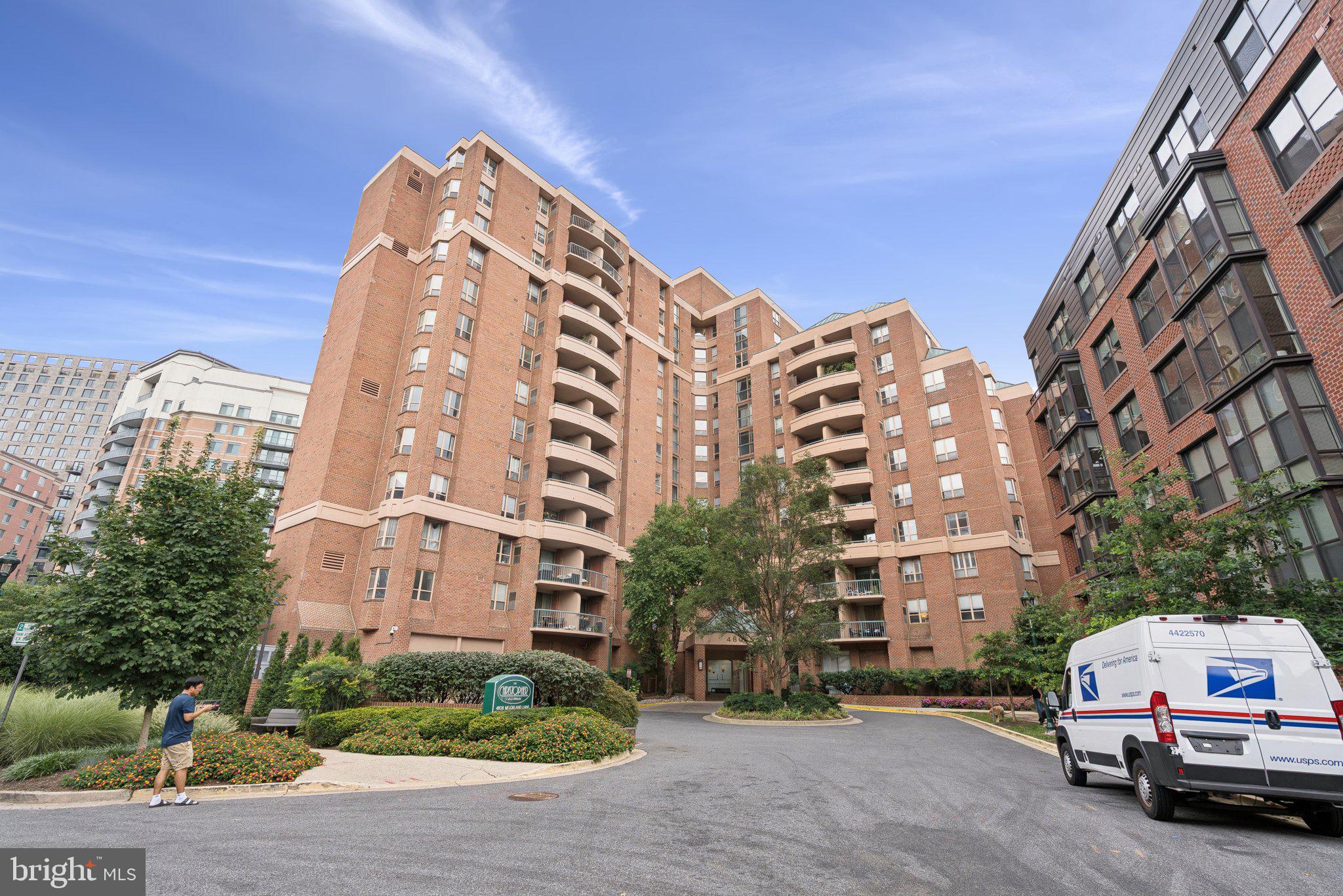 NEW ON MARKET! Open Sunday 8/17, 2–4 PM
Don’t miss this bright and updated 2-bedroom, 1-bath end-of-hall unit in the highly sought-after Christopher Condominium. Enjoy a generous covered balcony overlooking the community pool and an open kitchen with stainless steel appliances, ample cabinetry, and seamless flow into the living space—ideal for entertaining or relaxing at home.
The spacious primary bedroom boasts a large walk-in closet, and the second bedroom offers bonus storage.
Life at the pet-friendly Christopher is effortless, with 24-hour concierge, outdoor pool with sundeck, fitness center, bike storage, and beautiully updated lobby. With a WalkScore of 99, you’re just steps from Bethesda Metro, Bethesda Row, and all the shopping, dining, and entertainment downtown Bethesda offers. One assigned parking space conveys.