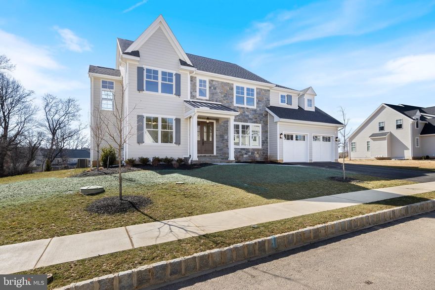 MOVE-IN-READY ...The Delchester custom on homesite #12 offers amazing Sunset Views ( photo at sunset shown from the back deck). The Delchester design began by envisioning the perfect family home for everyday and hosting all the big family events! This modern yet traditional home is focused on indoor and outdoor living, the spaces are connected but also have enough separation to have peaceful privacy.  Moser quality and hallmarks are shown though out as noted:  double door entry, wide plank white oak hardwood flooring, paneled private study, designer kitchen with Thermador appliance package including furniture quality paneled refrigerator and 6 burner gas cooktop, Sunroom addition, multiple entertaining decks, butlers pantry and scullery and much more! Make your appointment today to tour this fine home and the Troutbeck Farm community. See why Troutbeck Farm received the 2022 BEST OF PA LIVING award for Best Use of Open Space! Enjoy the community walking trail, bucolic open space and pond! Troutbeck Farm offers an incredible location, close proximity to PHL International Airport, Regional and Amtrak services, major roadways and dining, shopping and entertainment destinations from Malvern, The Main Line and West Chester and Phila. areas making this a true Town and Country lifestyle!