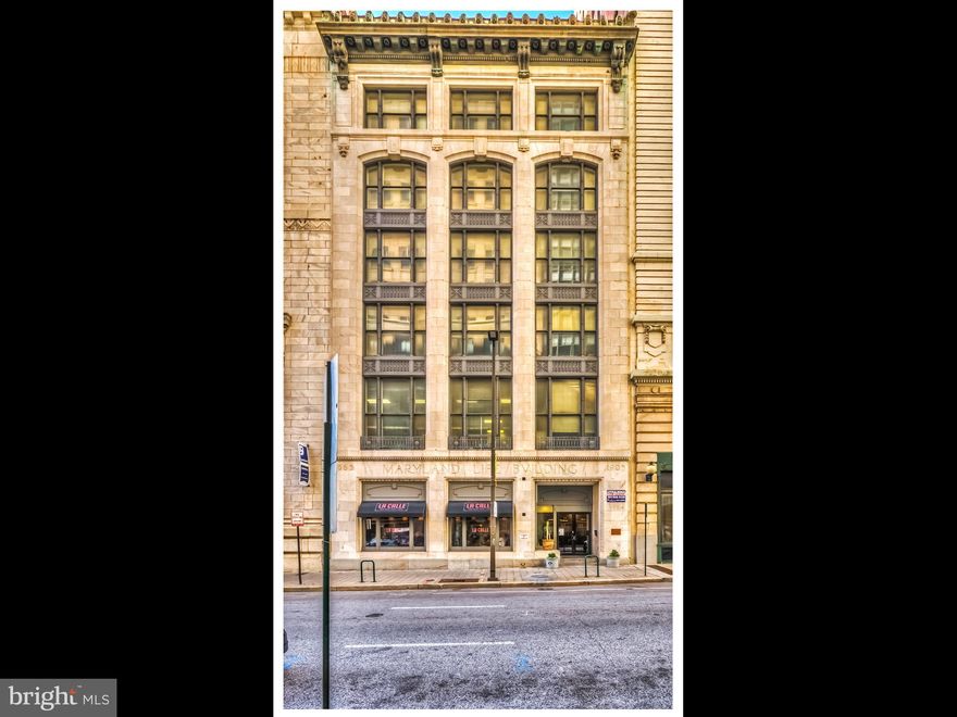 423 square feet of professional office space available in the historic Maryland Life Building. Building maintains charming details including crown molding and high ceilings.  Located in downtown Baltimore, near the Courthouse and easy access to highways and public transportation.