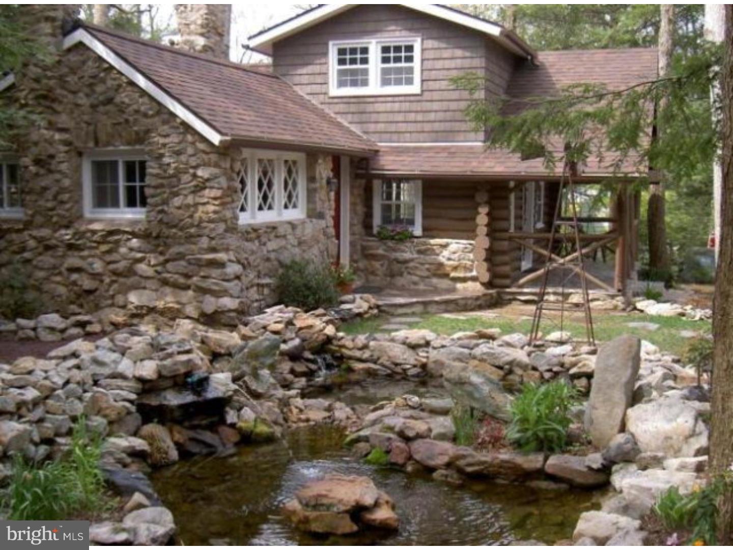 Cozy getaway! Arts & craftsman style log & stone cabin. Beautiful stone & greenery landscaped yard w/ pond, perfect setup for Koi. Lg gourmet kitchen w/ granite countertops & copper farm sink. Stone Fireplace in living room. Huge sleeping loft. This is truly a unique property. Close to ski resorts, rafting, lakes & trails. See photo tour! Asphalt roof. Jim Thorpe Area School District. Mailing Address Continued: Jim Thorpe