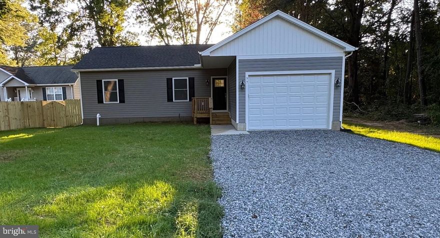 GREAT LOCATION!! Construction  has Started and should be ready in 90-120 days +- We have an Exact Model in Painting Stages that can be viewed by Appointment at 228 Dale Dr  . Only 35 Minutes to Dahlgren ,35 Minutes to Bowling Green and A.P. Hill and under a Hour of Driving to Fredericksburg. Easy access to Maryland via Harry Nice Bridge Located in the boating community of Placid Bay Estates a Friendly Golf Cart Community with/optional Civic Association Membership 1334 Heated SQF 3 Bedrooms and 2 Bathrooms ,12x16 Deck and 12x14 Stamped Patio and a 10x10 Shed for your Storage ,Some of the Upgrades are. Tile Walls and Floors in Bathrooms Luxury Vinyl Planks Thought out the Whole House ,Stainless Steel Appliances Quartz Counter Top and Recessed Lighting Voluntary Cicic Association Membership fee includes the use of Boat Ramp, Community Center, Picnic grounds and access to fresh water lakes and a Fishing Pier and Access to Potomac River via Mattox Creek . Pictures are from different Homes that where Built and might not be the Same Finishes , Purchaser still has time to pic all interior finishes Stop by and check the  Area Out