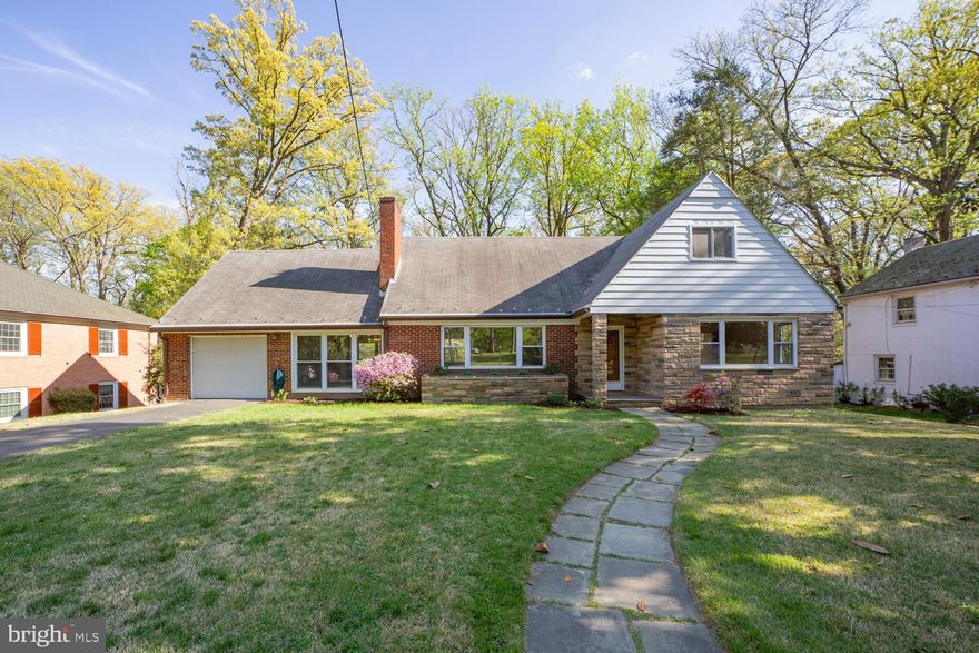 Rare opportunity in sought-after College Heights! Set on a beautiful third-acre lot surrounded by mature trees, this spacious brick home offers over 3,000 square feet of living space across three levels, filled with natural light and abundant storage.

The house has been beautifully refreshed with newly refinished oak hardwood floors, fresh interior paint, and updated light fixtures. The main level features a sunny, spacious living room with a fireplace, a formal dining room, and a bright sunroom connecting the home to the attached garage. The generously sized kitchen offers space for a breakfast table and additional room that could be incorporated to expand the countertops and cabinetry into a stunning designer kitchen. The roomy primary bedroom and a full bathroom completes this level.

The upper level offers flexible living space with a full bathroom and two spacious bedrooms, including one with an adjoining sitting room that can easily be converted into an additional bedroom if desired.

The expansive walk-out lower level features large windows, a renovated full bathroom, a second fireplace, and direct access to the backyard, offering flexible space for an in-law suite, multi-generational living, recreation room, or entertainment area.

Recent improvements include a new A/C system, updated bathrooms, heavy-up electrical service and waterproofing.

Set on a rare and expansive lot in College Heights, the property offers beautiful natural surroundings while remaining conveniently located near Metro, commuter routes, shopping, and dining. The large backyard provides a peaceful outdoor setting with space for gardening, entertaining, or relaxing among the mature trees. Homes offering this combination of space, flexibility, and setting rarely become available.