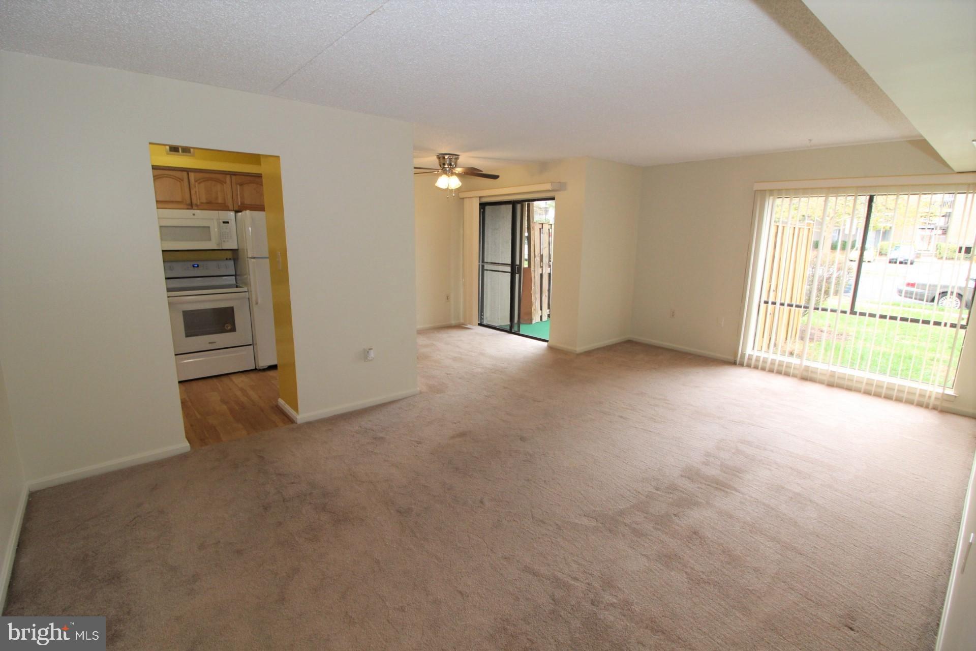 Rentals like this one and at this price don't often come on the market so be sure to check this one out!
Spacious Bedroom, Living Room and Dining Room & Kitchen await. Ground floor unit offers fenced yard &
covered patio. Two reserved spots Number 5 just to the left of entry walk. Convenient location near Ft.
Belvoir, Bus stops, Richmond Highway, Fairfax County Parkway, shopping and more .