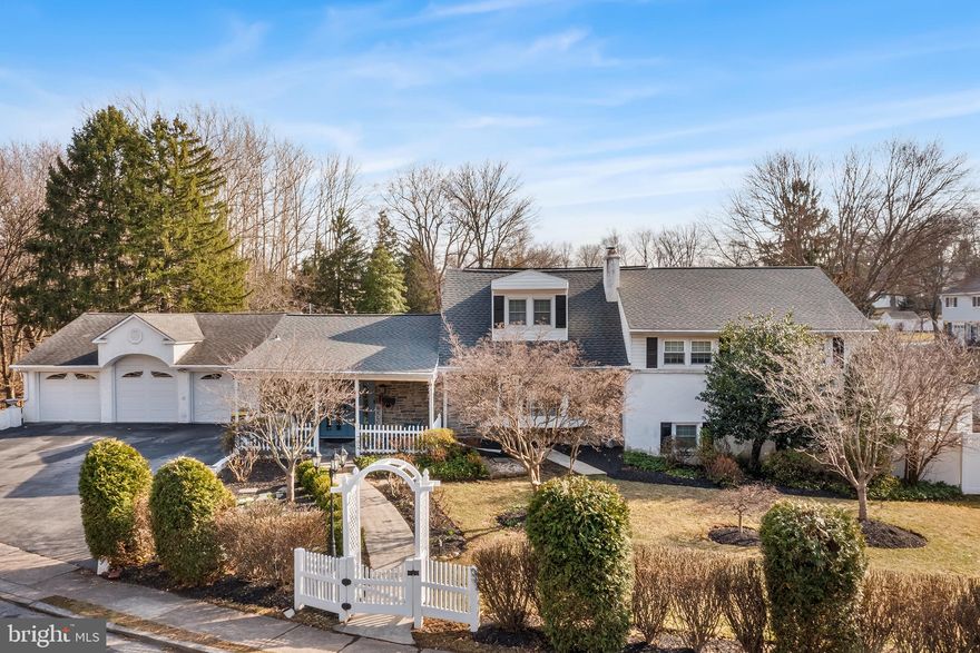 Welcome to 481 Crossfield Rd, a spacious 5-bedroom, 3 full and 2 half-bath corner lot home in the highly sought-after King of Prussia area. Nestled adjacent to Upper Merion Township Middle and High School, the expansive layout boasts generous living spaces, perfect for entertaining or relaxing with family. The massive kitchen is complete with some new appliances (2024), ample counter space & storage.
Step outside the new slider doors (2023) to your own backyard retreat, featuring a sparkling heated pool, perfect for summer relaxation, and a charming gazebo offering a tranquil spot for outdoor gatherings. The finished basement can act as a mother in law suite with full bath,  kitchenette and private entrance option. This expansive corner lot offers both privacy and ample space for outdoor play and recreation.
The property also features an unattached 3-car garage compete with work bench and second floor storage, providing plenty of storage and parking space. 
With top-rated schools just steps away, convenient access to shopping, dining, and major highways, don’t miss the opportunity to own this property in one of King of Prussia’s most desirable locations. * Mortgage lender will require flood insurance.
