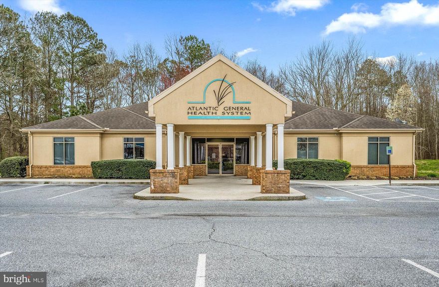 Turnkey medical office space located on Route 589 with high visibility. Standalone building with almost 5000 square feet and just over a half acre of land. Located across from Ocean Pines, the property features easy access to Routes 50 and 113 to serve all of Northern Worcester County. Includes 23 parking space with an additional 12 parking spaces leased at only $3500 per year. Property is zoned C2 General Commercial.