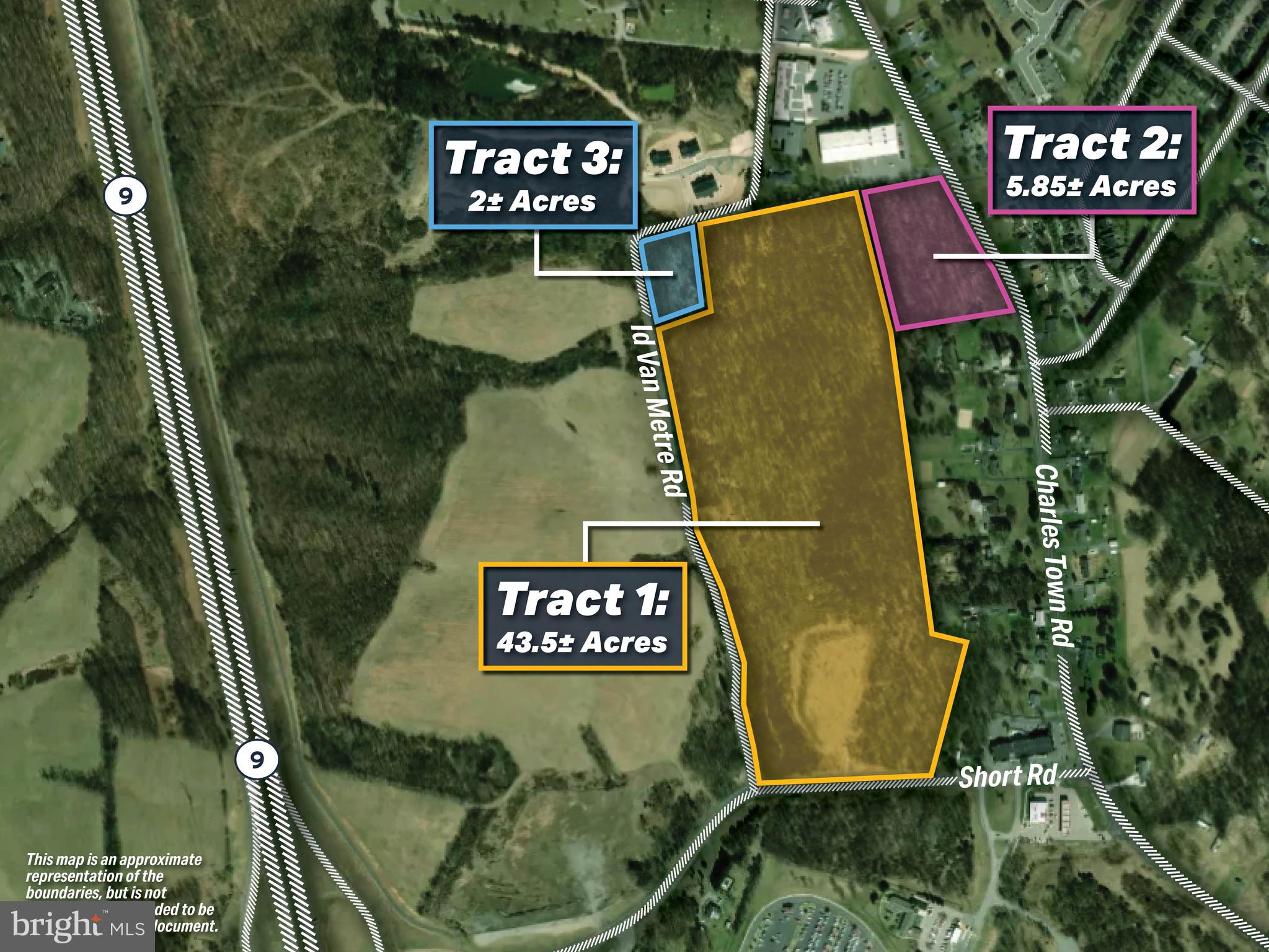 TRACT 1: 43.5+/- ACRES AT 212 ID VAN METRE ROAD