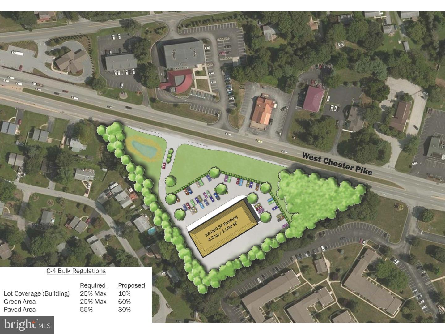 4+/-Acres. Development opportunity. Various existing buildings +/- 5,054 Sq. Ft. Great highway access. C-4 zoning. West Goshen Township.