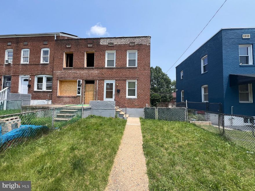 ONLINE AUCTION: This auction takes place on the Ashland Auction Group website bidding platform. Bidding begins 5/12/2026 @ 10:00 AM. Bidding ends 5/14/2026 @ 11:20 AM. The list price is the suggested opening bid. Deposit: $7,500.

2-story townhouse located in the Cherry Hill neighborhood of Baltimore.
JUST MINUTES from MedStar Harbor Hospital and Middle Branch Park.
Easy access to major traffic artery Baltimore-Washington Parkway.
Property is tenant occupied.