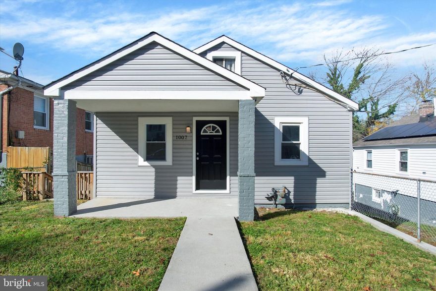 Come home for the holidays.  You absolutely must see this fully renovated home  with a fully finished basement.  A great deal of time, attention, effort and craftsmanship went into creating this gem.  EVERYTHING is new: appliances, roof, mechanical systems, etc.  All you'll need to do is turn the key, and add your touch to this designer's masterpiece.  Serve meals while entertaining your guests in the spacious eat in kitchen.  All 3 full bathrooms have been created to inspire envy.  No detail has been overlooked. Be very close to DC without having to pay the premium of living in the city.