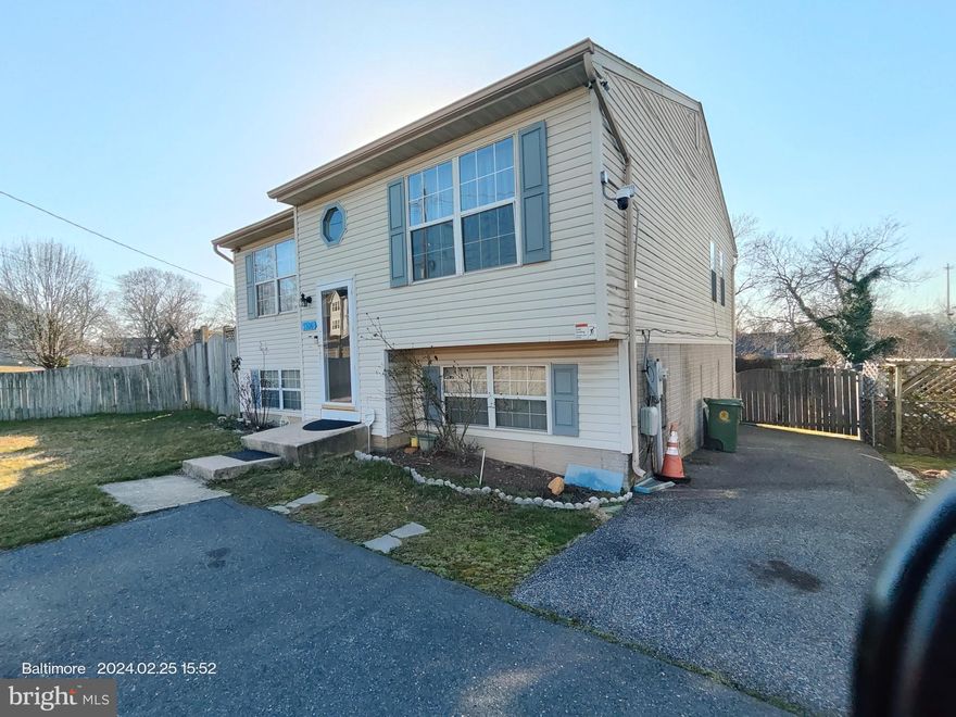 This spacious and bright house, available for rent, is perfect for comfortable living. The large owner's Bedroom comes with a Full Bath for added convenience. The Kitchen boasts upgraded Stainless appliances, ensuring a modern and stylish space for cooking and entertaining.

The finished lower level is a highlight, featuring a generously sized Family room with sliding doors that open to the fenced yard. Additionally, the lower level includes a spacious bedroom or office with an electric fireplace, providing flexibility in its use. A separate laundry/storage room adds practicality to the space.

The lower level also includes a full bath with a jetted tub, making it suitable for use as an in-law suite. With a total of 4 bedrooms and 3 full bathrooms, there is ample space for everyone. The property comes with a big backyard and a nice driveway for convenient parking.

Location is key, and this house is close to various amenities. BWI Airport is a short 12-minute drive away, while Walmart and Costco are just 9 minutes away. Medical centers, such as John Hopkins and UM, are easily accessible within 15-20 minutes. For sports enthusiasts, Ravens Stadium and Camden Yards are a mere 15 minutes away. The Brooklyn Park Library is conveniently located just 2 minutes away, adding to the overall appeal of this rental property.