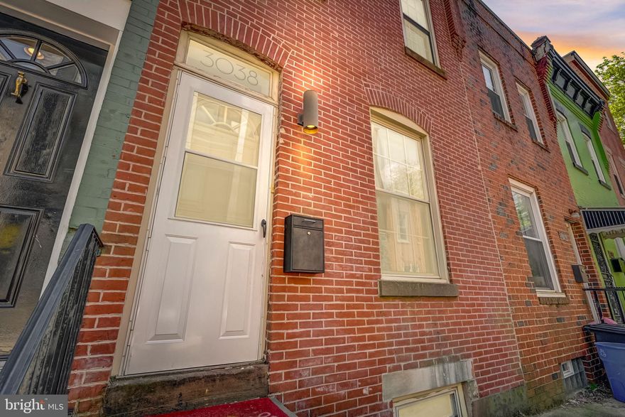 Welcome to 3038 W Harper Street, this Fairmount home is just what you have been waiting for! Beautifully renovated home offers not just a residence, but a lifestyle enriched by its prime location and local amenities.

Step inside to discover an inviting open living room adorned with high ceilings, crown moldings, and exposed brick, creating a charming ambiance filled with character. Natural light floods the space, accentuating the warmth of the hardwood floors. The open kitchen boasts two exposures, granite countertops, and newer stainless steel appliances, perfect for culinary adventures and hosting gatherings. A convenient powder room on the first floor adds to the practicality of the layout.

Venture outdoors to your own private oasis—a deep lot providing ample outdoor space highlighted by a newly constructed rear deck. This serene setting is ideal for both entertaining guests and unwinding in the tranquility of your fully fenced yard.

Upstairs, two spacious bedrooms await, each bathed in natural light and offering generous closet space. The hall bathroom features a luxurious jetted tub, providing a soothing retreat after a long day. 

Descend to the tiled finished basement, where versatility meets functionality. With good ceiling height, this space is perfect for a home office, gym, or playroom, while still accommodating a separate area for laundry and storage needs.

Beyond the comforts of home, the location of 3038 W Harper Street offers unparalleled convenience. Enjoy easy access to Fairmount Park and the Schuylkill River trails, inviting you to explore nature's beauty just steps from your door. Immerse yourself in the vibrant culture of the neighborhood, with its array of restaurants, cafes, and shops showcasing the best of Fairmount living.

For commuters, the nearby Schuylkill River Trail (SRT) provides a scenic route for cyclists and pedestrians, connecting you to Center City Philadelphia and beyond with ease. Whether you're seeking outdoor adventure, culinary delights, or urban exploration, this Fairmount gem offers the perfect blend of comfort, convenience, and community. Schedule your showing today and experience the epitome of city living at 3038 W Harper Street!