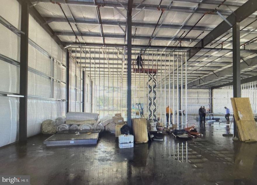 Most desirable warehouse space location available.
Docks have been poured and frame erected with progress each day. Can be delivered in as little as three months.
1 dock highs and 1 drive ins
Fully insulated and sprinkled
400 Amp 480/277/120 three phase electric
28' Ceilings at the peak
Minimum Divisible SF is 12,250 Square Feet or half of the building
Custom buildout is available for showroom or office space