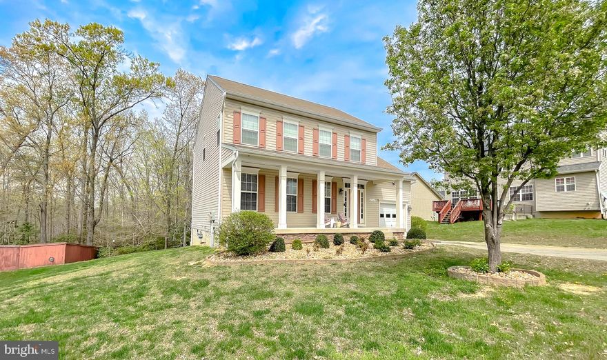 One owner, move in ready, classic colonial.   This home has been very well maintained and is ready for it's new owner.   Main level boasts 9' ceilings,  hardwood flooring in the foyer and family room, large, open  kitchen with 42" cabinets, granite counters, island with room for seating, and ample dining space.  Upstairs features 3 nice sized bedrooms and 2 full baths.    Unfinished basement is ready for you to finish off your way,  with a rough in for a full bath and walk out stairs.   Only minutes to Pax River NAVAIR.   This home will not disappoint.