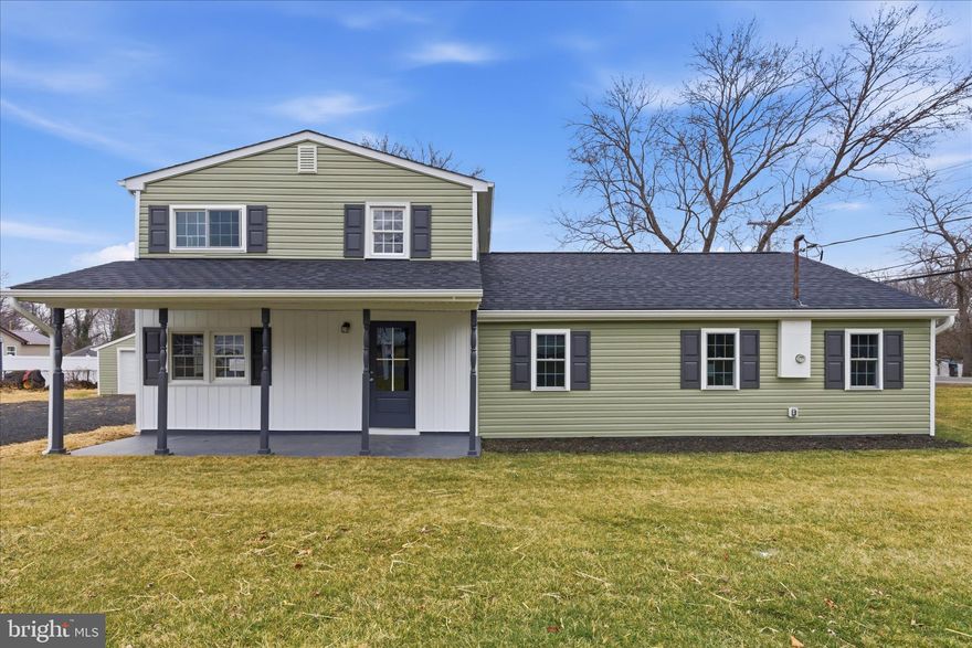 Almost everything is brand new inside and out in this beautifully renovated 3 bedroom, 2 bath home with a detached garage on a spacious corner lot in sought-after Mechanicsville!

Step onto the covered front porch and into a bright entryway featuring a built-in storage bench and hooks- the perfect everyday drop zone. To the left, a formal dining room offers a welcoming space for gatherings. To the right, an office with built-in cabinetry and bookshelves leads to a spacious flex room ideal for a living room, playroom, or hobby space.

The galley kitchen shines with soft-close cabinets and drawers, quartzite countertops, and brand-new stainless steel appliances. An eat-in area provides casual dining, while a sliding glass door opens to a brick patio and large backyard that's perfect for entertaining or relaxing outdoors!

The family room features vaulted ceilings and a ceiling fan, creating an open, airy feel. The main-level bedroom includes a walk-in closet with built-in shelving and sits across from a full bath with a tiled walk-in shower and large vanity.

Upstairs are two additional bedrooms, including the spacious primary suite with a walk-in closet and a full bath with a tiled tub/shower combination. All bedrooms are generously sized and include walk-in closets- a rare and valuable find!

LVP flooring runs throughout, complemented by recessed lighting and extensive updates. Major improvements include the roof, siding, HVAC system, doors, appliances, and most windows, offering peace of mind  for years to come. 

Located just minutes from waterfront dining and a public beach, and convenient to Naval Air Station Patuxent River, this amazing home is truly ready to just move in and enjoy!