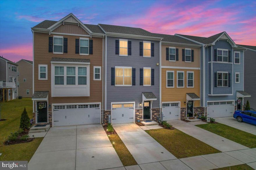 Do not miss this stunning 3 level, 2020 Sage Homes, garage-townhome that has been lovingly maintained by its current owner! Location, location, location! Enjoy spacious townhome living with 4 bedrooms, 3 full bathrooms,1 half bathroom and a one-car garage! This model boasts light-filled rooms, 9ft ceilings, modern light fixtures, and more! The first level in-law suite or family room is complete with a full bath and walk out to what could be a fabulous patio facing the tot lot! Make your way to the upper level where you'll find a refreshing cross breeze from 3 mirroring windows from front to back of the home. A bright and gorgeous kitchen with stainless steel appliances awaits your dinner parties including an island with granite countertops and plenty of prep space. The open floor plan flows into the living room and out to your new favorite spot...the deck. From the deck you have a front row view of the tot lot and recreational areas. Find your additional 3 bedrooms on the upper level. Enjoy laundry with a short walk from the washer and dryer to the closet with upper level laundry ease. Your primary bedroom boasts an enviable walk-in closet, the perfect amount of natural light, and large primary bathroom. 7254 Martin Farm Circle is eagerly awaiting its next owner to make it their own!