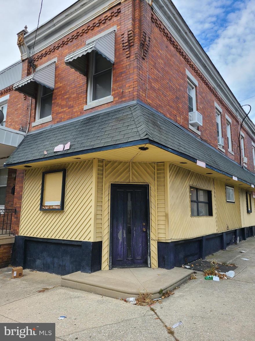 Great opportunity to make Money!!! This mixed use property consists of a first floor commercial space currently used as a barber shop (front) hair salon (rear).  The second floor is a two bedroom unit and is currently occupied by a long term month to month resident who wants to remain however they are okay with moving.

The first floor is currently under renovation and the second floor is $800.00 per month.  The rent is far under rent comps for the area.

Showings with 48 hour notice