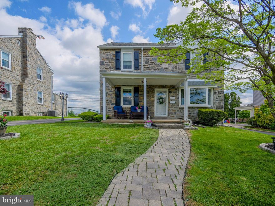 Classic stone center hall Colonial in Drexel Hill offering timeless character and generous living space throughout. Hardwood floors run through the main level, which features a spacious living room, formal dining room, and a kitchen with eat in area, along with a conveniently located powder room down the private hallway.
The second floor offers hardwood floorings throughout and  four well-proportioned bedrooms. Bedrooms two, three, and four complete the level, with the second bedroom standing out for its impressive size and exceptional closet space. The primary suite, part of a thoughtful addition, provides a private retreat with vaulted ceilings, a sitting area, private balcony, abundant closet space, and an en-suite bath.  A full hall bath serves the additional bedrooms.
The lower level is a clean, unfinished basement offering excellent potential for future living space. Enjoy outdoor living on the  patio situated on the rear of the home.  One car attached garage and ample driveway parking add to the home’s functionality and is easily accessed through the kitchen door. 
Meticulously maintained and ideally located near shopping and public transportation, this home blends classic design with everyday comfort.