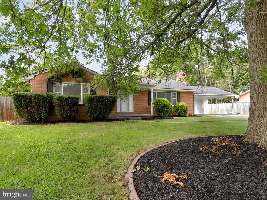 Recently renovated brick rancher with modern upgrades and an inground pool. Don’t miss this beautifully updated 3-bed, 2-bath brick rancher on a 0.33-acre lot in a quiet, convenient Hagerstown location.  With a brand new roof, modern finishes, and a backyard built for summer fun, this home is move-in ready and waiting for you. Inside, you’ll love the luxury vinyl plank flooring, fresh lighting, and an updated kitchen with sleek quartz countertops and new appliances. The spacious living room with a wood-burning fireplace and a separate dining area creates a warm and functional layout. Both bathrooms feature modern tile showers, including a private bathroom off the primary bedroom.  Step out back and discover your private outdoor oasis. The fully fenced backyard offers plenty of space to relax, play, and entertain. Cool off in the inground pool or lounge on the patio. Whether you're hosting a barbecue or enjoying a quiet evening swim, this backyard is built for making memories. Additional highlights include a 2-car carport, mature landscaping, and a peaceful neighborhood feel with easy access to local amenities and commuter routes. Enjoy fun and modern comfort. Schedule your showing today!