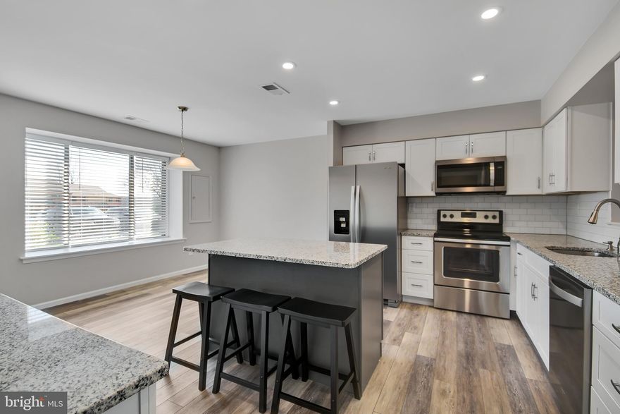 Recently remodeled unit in desirable Rhondda. Downingtown East High School, Lionville Middle School, and Lionville Elementary. In 2020, the entire home was freshly painted and was renovated with new Pergo laminate plank flooring, new carpets, new granite counter tops and new stainless steel appliances. Eat-in kitchen features generously sized pantry. Enormous living room is quite cozy, with its wood burning fireplace, oversized 8-foot slider and amazing views of outdoor patio, backyard and community common space. A modern powder room, coat closet, and utility room complete 1st floor. Upstairs you'll find the master bedroom outfitted with a full bathroom and walk-in closet, plus two additional bedrooms which share a full bathroom, and 2nd floor laundry. As a bonus, this is one of the few units with a 3rd floor loft, perfect as an office or playroom. Tenant pays electric, water and cable/internet if desired (Comcast/Verizon both available). Owner pays Homeowners Association Fee and Sewer/Trash Fee. Tenant must mow front and rear yards and shovel sidewalk snow. Two (2) reserved parking spaces included. Community offers walking trails, tennis courts, and pool. Perfect location, less than 5 minutes to PA Tnpk, SEPTA Paoli/Thorndale Line (formally R5) and shopping at Main Street or Exton Mall. Two (2) pets maximum with owner approval plus monthly pet fee per pet. Available for a November 2024 move-in. You won't find a nicer unit in all of Rhondda. $40 application fee per applicant over 18 years old for credit/criminal/eviction check. Good credit and verifiable income of at least $7,800/month required. Prospective tenants are welcome to apply anytime on RentSpree, contact agent for link.