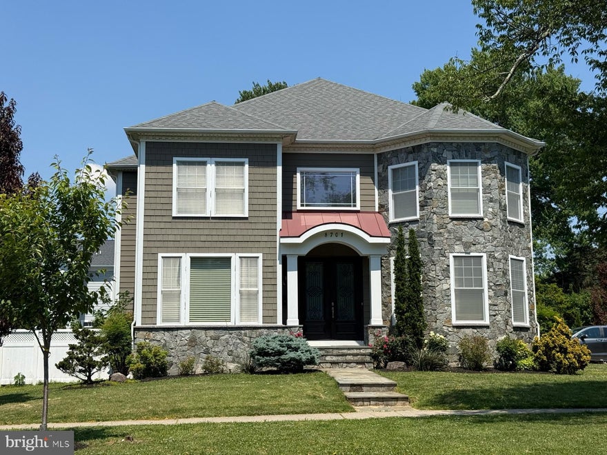 Meticulously maintained and sun-filled, this fully rebuilt (2013) single-family home in the heart of Bethesda offers modern construction with timeless appeal. Soaring 9-foot ceilings on both the main and upper levels create an airy, expansive feel throughout. Move-in ready with fresh paint throughout.
The main level features a dedicated home office and a powder room, ideal for today's flexible lifestyle. Upstairs, four generously sized bedrooms include a serene primary suite with a sitting area and a private en-suite bath. A second bedroom enjoys its own full bath , while the remaining two bedrooms share a well-appointed Jack & Jill full bathroom.
The walk-up basement — with generous 8-foot ceilings — expands the living space significantly, offering a comfortable living room, kitchenette, a full bedroom, full bathroom, and independent washer/dryer, perfect for guests, extended family, or rental potential.
Outside, enjoy a private backyard with fruitful fig trees. The property includes an attached 2-car garage and a 2-car driveway for ample off-street parking.
Ideally situated just 2.6 miles from the Medical Center Metro Station (Red Line) and nearby bus stops, with convenient access to the NIH campus — an exceptional location for healthcare professionals and commuters alike.
5 BD | 4.5 BA | Rebuilt 2013 | 9-Ft Ceilings | Walk-Up Basement | 2-Car Garage | 2.6 Mi to Metro