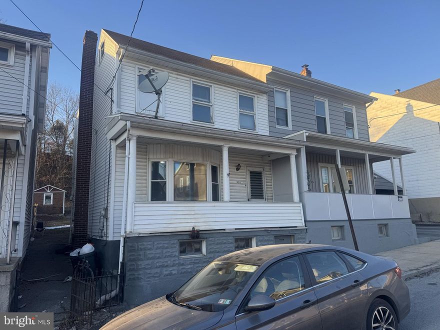 3 Bedroom twin with off street parking in rear. Modern Kitchen and bath.  Located on quiet street in Dutch hill. Walking distance to playgrounds and ball fields. Tamaqua Schools. Home of Tamaqua Raiders! See Pics.