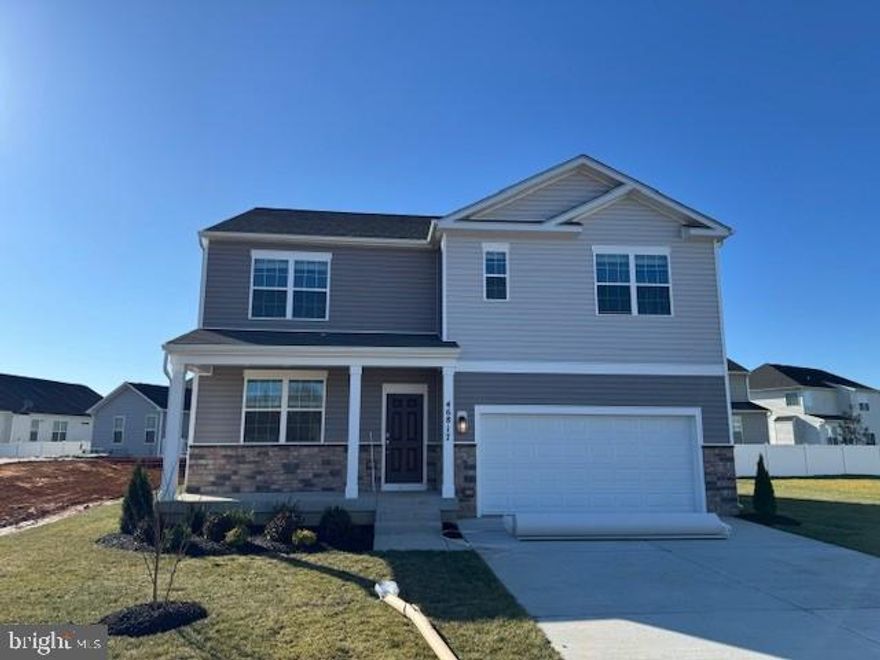 Welcome to The Hayden—a beautifully designed two-story home offering the perfect blend of comfort and functionality. With 5 bedrooms, 3 bathrooms, and nearly 3,000 square feet of well designed living space.  Includes partially finished basement with plumbing rough-ins included.  Just minutes from PAX Air Base.
🌟 Main Level Highlights:
• A flex room off the foyer, perfect as a formal dining area or home office. 
• A chef’s delight kitchen featuring an oversized island with seating, a large pantry, and a seamless flow into the dining and living areas—ideal for entertaining. 
• A main-level bedroom with a full bath, perfect for guests or multi-generational living. 

🌟 Second Level Highlights:
• A luxurious owner’s suite with a large bathroom featuring double vanities, big shower, private toilet, and an expansive walk-in closet. 
• Three additional bedrooms and a full bath, plus a walk-in laundry room for ultimate convenience. 
• A loft-style living space—perfect for a playroom, media area, or additional lounge space. 

Crafted with quality materials and exceptional attention to detail, this home comes with 1/2/10-year builder warranties for peace of mind.
Bonus Features:
All DR Horton homes include a Smart Home Package by Safe Haven, featuring smart light switches, Echo device, front door camera, and keypad lock for modern living convenience.
Don’t miss this chance to make The Hayden your dream home—schedule your tour today!