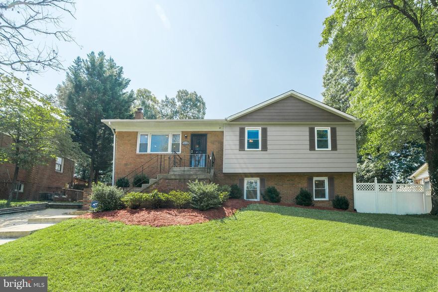 All brick 5 bedroom & 3 full bathrooms Spectacular kitchen w/granite countertops and mosaic tiles Appliances less than 5 years old HD floors on the main level Separate living room & dining room MBR suite large LL W/family room Wood burning fireplace Recessed lighting two bedrooms Full bathroom Laundry room  NO SHOWINGS AFTER 3PM MONDAY.  BEST AND FINAL CONTRACTS DUE MONDAY 9/4/17 at 5PM