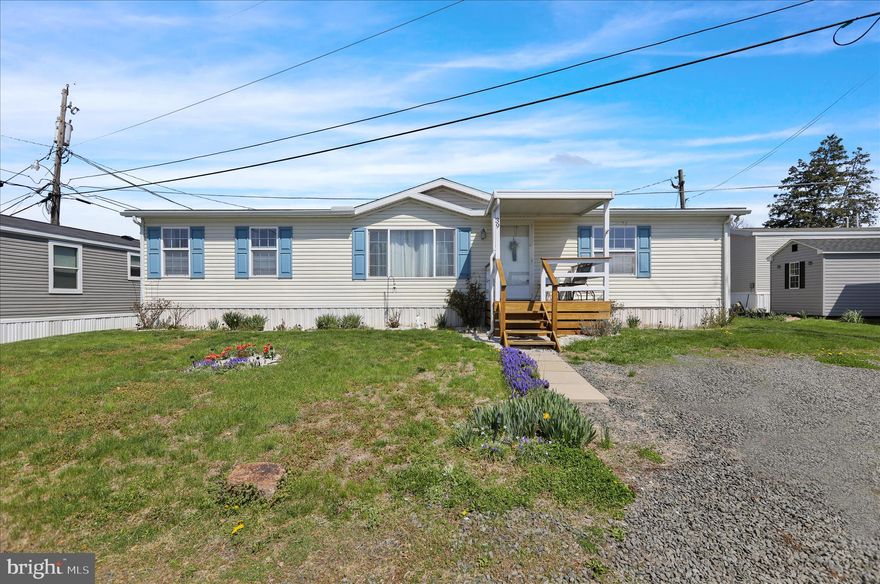 Welcome to 39 Keystone Road! This well-maintained 3-bedroom, 2-bath manufactured home features an inviting open-concept layout filled with excellent natural light. The spacious living room includes surround-sound speaker hookups, along with designer shades and draperies in both the living and dining rooms—all included for your convenience. Each bedroom offers a large walk-in closet, providing exceptional storage throughout the home.

Enjoy quiet mornings on the front porch or entertain guests on the large rear deck. A 10x12 shed adds valuable outdoor storage. Occupied by one person and pet-free, this home has been gently lived in and thoughtfully cared for.

Step outside and experience the peaceful surroundings of the Keystone community. This charming property provides the perfect blend of comfort and convenience, just moments from major retailers such as Walmart, Target, Redner’s, and Wawa. Dining options like Taco Bell and Dairy Queen are right down the road, and with Route 422 at your doorstep, commuting is quick and effortless.

Don’t miss your chance to make this wonderful home your own. Schedule your showing today—this one won’t last!