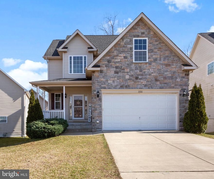 BEST VALUE IN THE AREA! This elegant 4-bedroom, 3 1/2-bathroom colonial home epitomizes stylish beauty. Boasting a charming front porch and an open floor plan, it welcomes you with warmth and sophistication the moment you step through the front door. The kitchen boasts upgraded cabinetry, granite counters, an island and stainless steel appliances. The kitchen adds a touch of luxury, while the gas fireplace creates a cozy ambiance in the family room just off the kitchen. The large primary bedroom exudes spaciousness and comfort, offering ample room for relaxation and personal retreat. The primary bathroom is a sanctuary, featuring a soaking tub and double sinks, perfect for unwinding after a long day. And don't miss the large walk in closet! The upper level is rounded off with 2 additional spacious rooms, another full bathroom and laundry area. The lower basement level is perfect for guests offering a 4th bedroom and another full bathroom. In need of more living space? The large recreation room is perfect for kids and adults alike and walks out into the back yard. Ready for warmer weather, outside, a composite deck and stairs offer a delightful space for outdoor relaxation, while a privacy fence ensures seclusion and space for pets and children to run around and enjoy. Conveniently located near shopping amenities and with easy access to Andrews AFB, this home is also nestled within a district boasting Blue Ribbon schools, making it an ideal choice for families. This is the home you've been dreaming of – don't let it slip away! Schedule a viewing today before it's gone!