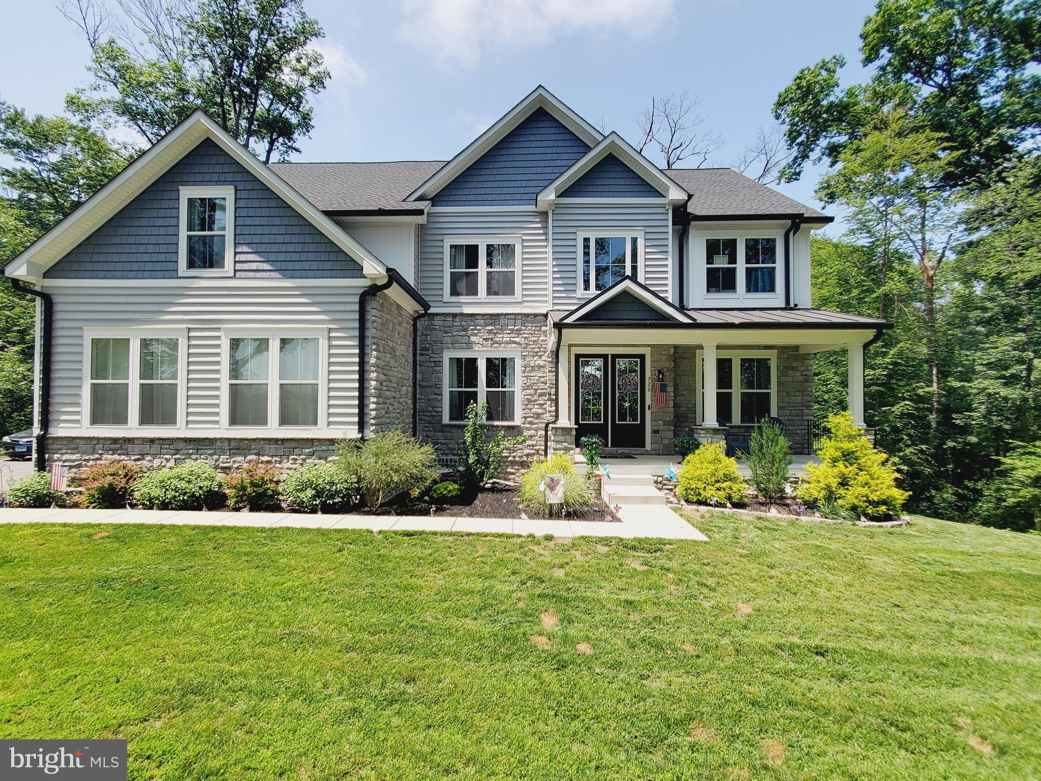 Welcome to 520 Walters Mill Road! This stunning 3-year new craftsman style home offers 4 bedrooms, 4 full bathrooms, and a 3-car attached garage with 9 ft. ceilings on all levels! The home is nestled on a peaceful lot in desirable Forest Hill just minutes from stores, shops, and restaurants. The front covered porch will give you plenty of opportunities for enjoying morning or evening relaxation. The main level boasts 8ft. doors throughout with a spacious 2 story open foyer and a great room with a cozy stone fireplace and coffered ceiling. Enjoy preparing your meals like a pro in this gourmet kitchen featuring 48" stove top and double oven, large island with plenty of storage, walk in pantry, prep sink, and beverage refrigerator. Enjoy meals in the formal dining room with plenty of lighting options to set the mood. This home offers the perfect blend of open concept living with defined and purposeful spaces with office, bonus room, and mudroom finishing the main level living.
Upstairs you will find the spacious primary suite to create your perfect place for peace. The primary bath features a spa like jacuzzi tub, big walk-in shower with dual shower heads and bench seat, 12x24" tile, and dual sinks that lead to generous walk-in closets. Three additional bedrooms and two full bathrooms provide ample space for family or guests. Laundry is also on upper level for convenience. No HOA! Don't miss your chance to make this exceptional home yours and schedule your appointment today!
