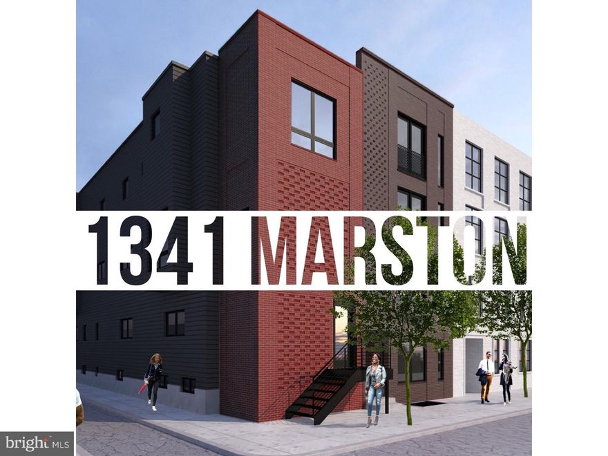 Investor alert: 1341 Marston is located in the coveted new "Opportunity Zone." Investments made by individuals through special funds in these new zones would be allowed to defer or eliminate federal taxes on capital gains. One hundred billion dollars in capital are expected to spur development in these zones. This pristine 4720 SF 3/4-leased new construction quadplex in booming Brewerytown is developed by Argo Property Group, master builders of high quality multifamily properties in Philadelphia. Cash flow and appreciation are guaranteed from day one. Each 3bd/2ba unit contains over 1100 SF with open concept living, high-design interiors, hardwood floors, quartz countertops, pendant lights, high ceilings, modern appliances and conveniences throughout. This secure boutique building features striking exterior architecture set on a prominent corner lot. Washer/dryer combos in each unit. High efficiency HVAC and mechanicals. Low expenses. Tenants pay utilities. With over 50 new units on the block, 1341 Marston is surrounded by tastefully-designed new developments, common amenities, walkable retail and dining destinations on Girard Avenue, Fairmount Park greenery and great access to public/mass transportation. This limited investment opportunity provides a strong 6+ cap return with over 77k in projected NOI (net operating income). Pro forma financials and floorplans available upon request. Designed to "for sale" caliber specifications. 10 year tax abatement. 1 year builder warranty. Also available with 1219 27th, 1342 Marston, 1339 Marston as a 4 building package with 17 units total.