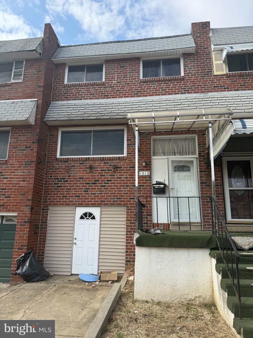 Welcome to your next potential home or investment opportunity at 1512 Dondill Place, Philadelphia, PA! This charming residence offers 4 bedrooms and 2.5 bathrooms across 1,152 square feet of living space, providing ample room for comfort and functionality. The home features a large eat-in kitchen, perfect for gatherings and culinary adventures.

A standout feature is the finished basement, which includes two additional rooms, a half bathroom, and a separate entrance—ideal for creating a private guest suite or home office. Step outside to enjoy the rear shed, patio, and yard, offering space for outdoor activities and storage needs.

With driveway parking and additional parking available in the cul-de-sac, convenience is at your doorstep. Air conditioning ensures comfort during warmer months, making this home a haven year-round.

Located near Temple University, this property is a perfect investment opportunity for those looking to rent to students. Don’t miss out on making this versatile and welcoming space your own!