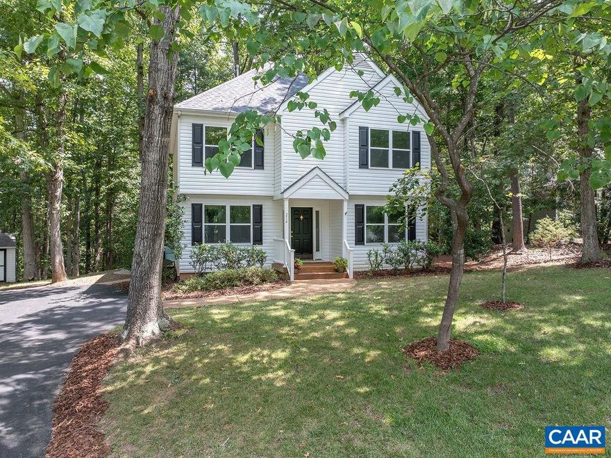 Comfort and proximity meet here at this extensively updated home in desirable Lake Reynovia! Current owners have made many improvements and upgrades that will impress you. Situated on a quiet lot, this home features a RENOVATED KITCHEN with quartz countertops, REMODELED BATHROOMS, NEW ROOF, WINDOWS and VINYL SIDING, NEW PAINT, CARPETS & LVP FLOORING, NEW LIGHTING, plus much more listed in Documents. The raised hearth fireplace in the family room contributes to the warm coziness of winter nights, while a first floor, light filled, bonus room provides options as a home office or guest room. A private screened in porch allows enjoyment of all four seasons surrounded by trees and land. Home is connected by trail to Biscuit Run Park, a nature reserve of over a thousand acres replete with trails for hiking or mountain biking. Neighborhood amenities include a clubhouse, pool, tennis, pickleball and b-ball courts, playground, lake to paddle on and a beach for seasonal gatherings, all a short trail walk from the home. Just 3 miles from downtown Charlottesville and a little more than 2 miles from Wegman?s and 5th Street Station, this home has the amenities of a NEW home, nestled in a mature neighborhood without sacrificing any convenience.,Oak Cabinets,Quartz Counter,Fireplace in Family Room