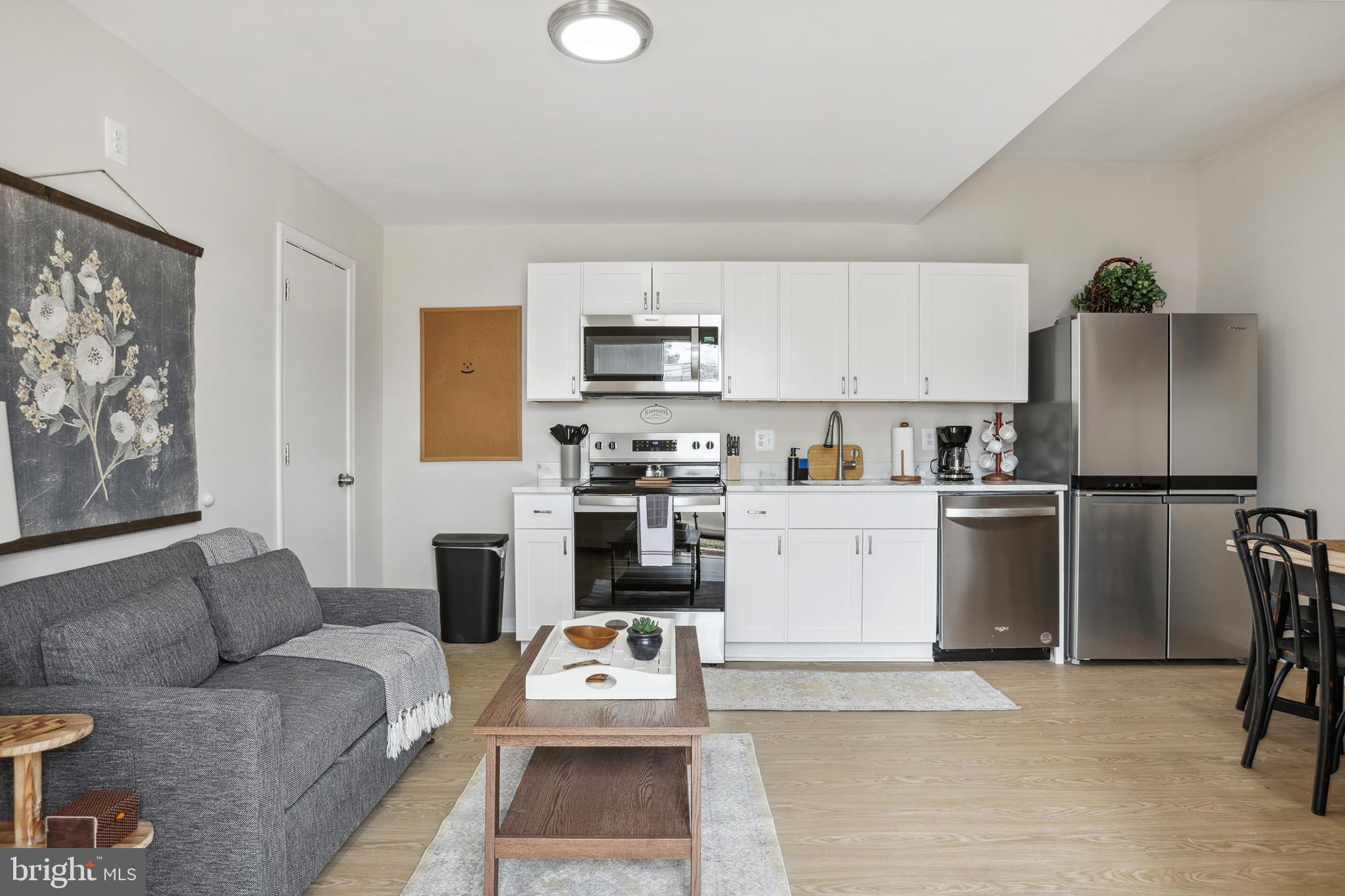 Amazing UPDATED & FURNISHED, All utilities included..... SHORT TERM RATES AVAILABLE! unit in the Silk Mill District of Downtown Fredericksburg! Tons of space available with this very well appointed apartment - Fully furnished, new paint, luxury vinyl plank flooring, dishwasher, stove, refrigerator, microwave, washer, and dryer in unit. 1st floor living with no one below. Off street parking. ENJOY - Red Dragon Brewery, Carl's Ice Cream, 2400 Diner, Mason Dixon Restaurant , and Downtown Fredericksburg all within walking distance. VRE and public transportation, medical are nearby as well as endless entertainment, dining and shopping. So much to do in and around this historic city nestled along the banks of the beautiful Rappahannock River. Short term rates available!