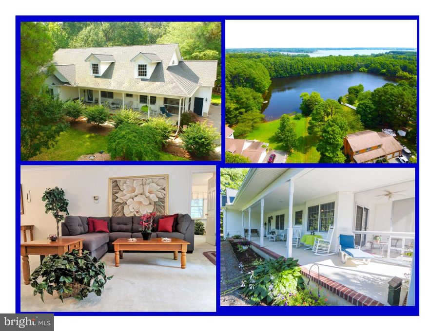 OPEN HOUSE..Sunday, July 12, 2-4 pm...Check out the Virtual Tour. Great home in highly sought-after community of Mallard Pond!  Peaceful setting sited on 1.1 Acres of privacy. Home features a bright kitchen w/bow window leading to screened porch and amazingly huge front porch.  Formal dining area opens to family room w/sliders to deck overlooking private rear yard. Spacious master suite includes bow window walk-in closet & master bath.  2 more spacious bedrooms & bath, plus a 59x22 attic completely floored w/plumbing for 2 bedrooms as well as a rec room!  Right across the street is a beautiful community pond and boat ramp close by. Hurry before this one slips away!!